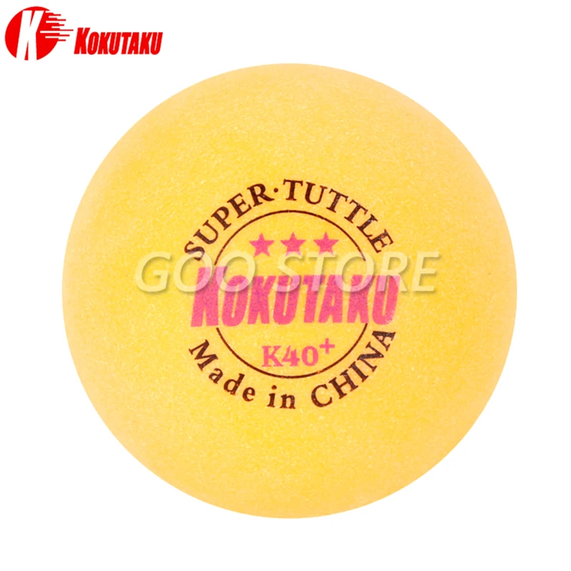 

50balls/100balls KOKUTAKU 3 Star K40+ Table Tennis Ball Professional Trianing Games Seamed ABS Plastic KOKUTAKU Ping Pong Balls