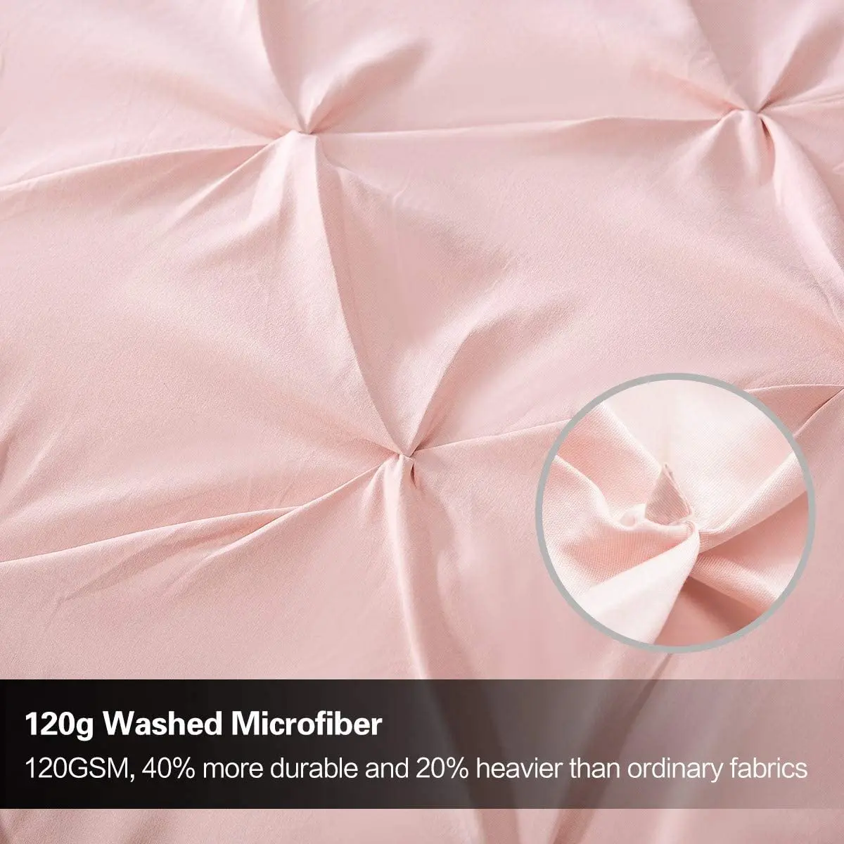 Комплект постельного белья с плиссированным пододеяльником и наволочками | Дом