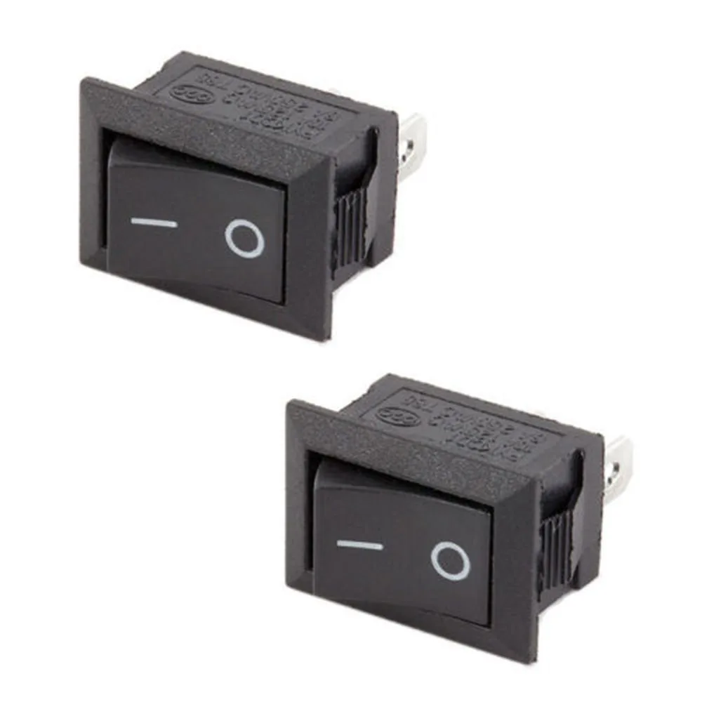 10 шт./лот 2 Pin 12v автомобиль Bost Тумблер в круглую горошину Световой индикатор