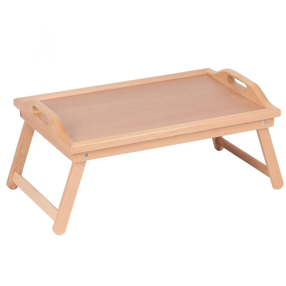 Портативная бамбуковая полка для компьютерного стола 1 шт. подставка кровати и