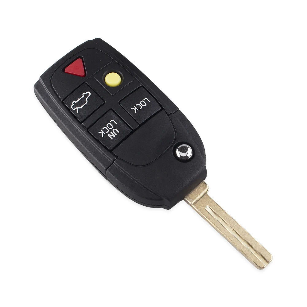 Dandkey новый ключ Switchblade 5 кнопок дистанционный раскладной чехол для Volvo V50 XC70 XC90 V70 S60