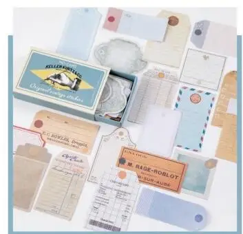 60 шт./упак. Ретро Matchbox Скрапбукинг стикер s Bullet Journal Label милый стикер этикетка канцелярские принадлежности липкая бумага школьные принадлежности - Цвет: laoshi