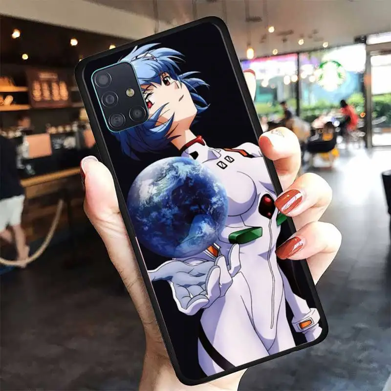 

Asuka Ayanami Rei NERV Phone Case For Samsung A6 A7 A8 A10 A11 A20 A21 A30 A31 A40 A50 A70 A80 A91 Plus S E Cover
