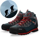 Мужская походная обувь с высоким верхом, ботинки для горного скалолазания и треккинга, уличные повседневные Прогулочные кроссовки, Всесезонная спортивная обувь