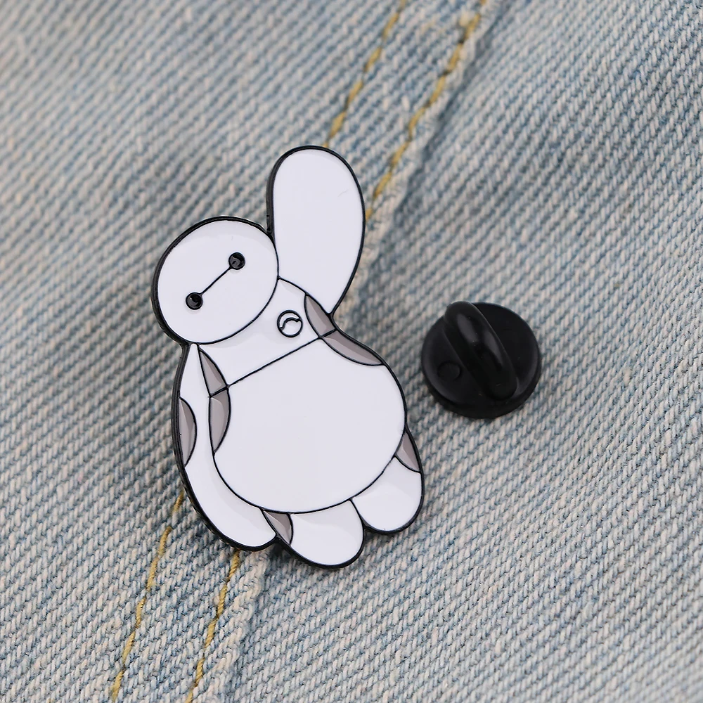 LT1198 аксессуары для аниме броши булавка милые вещи Baymax эмалевые значки на рюкзак