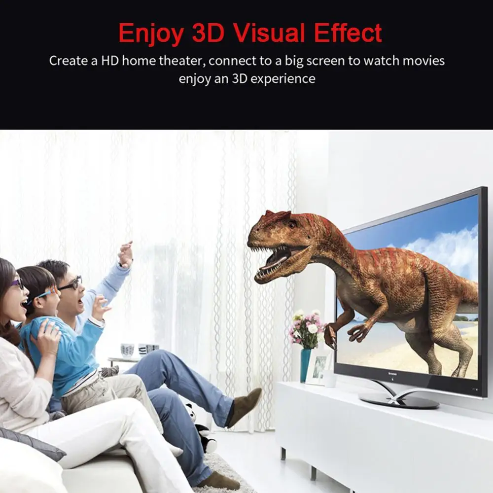 Кабель совместимый с HDMI 8K 60 Гц Ultra HD позолоченный высокоскоростной 4K 120 48 Гбит/с