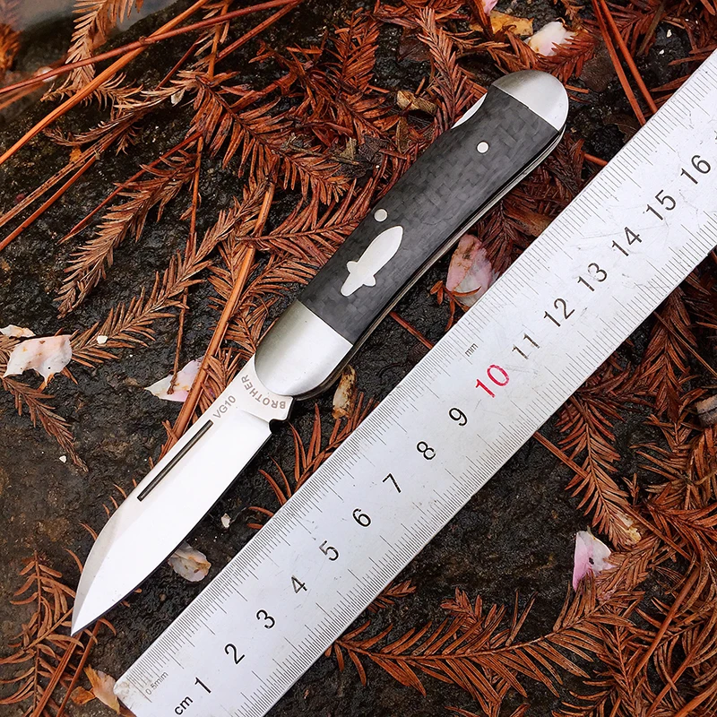 Складной нож с лезвием 60HRC Brother 1503 VG10 карманный для повседневного использования