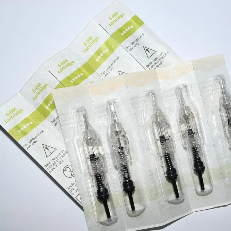 Перманентный макияж тату картридж иглы 5RM микроблейдинг для бровей губ машинный