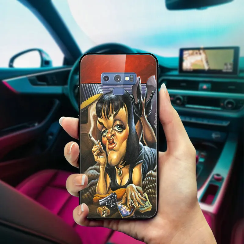 Чехлы из закаленного стекла для Samsung Galaxy A6 A8 A9 A10 A20 A30 A40 A50 A70 A80 A90 S8 S9 S10 Plus |