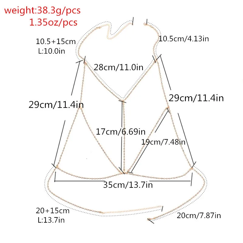 Модный сексуальный Кристальный бюстгальтер со стразами и цепочкой для тела, ожерелье бикини для женщин, очаровательные вечерние/пляжные роскошные украшения для тела
