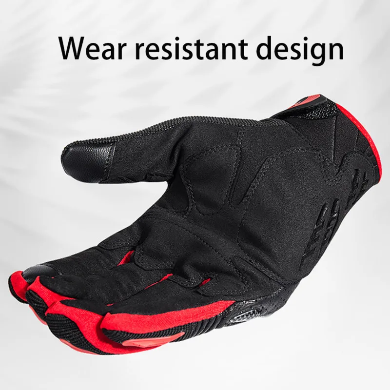 Перчатки для езды на мотоцикле мужчин уличные спортивные митенки велосипеде