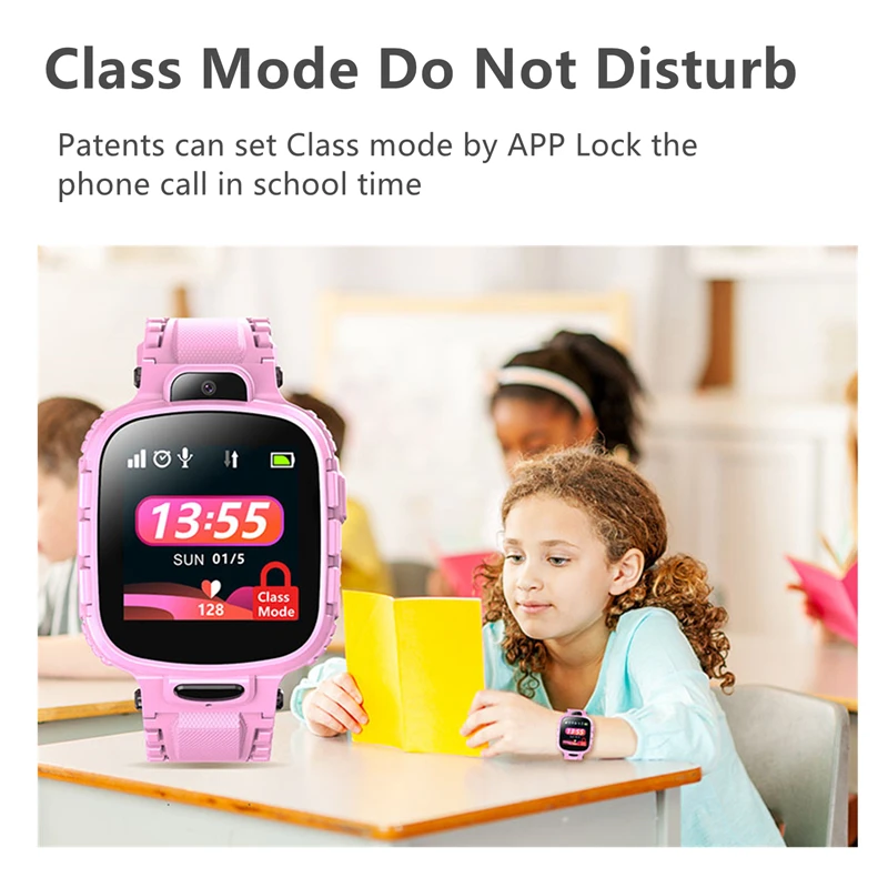 

S26 Baby Tracker Camera Children IP67 waterproof SOS Monitoring Positioning Prevent Falling off Kids Watch