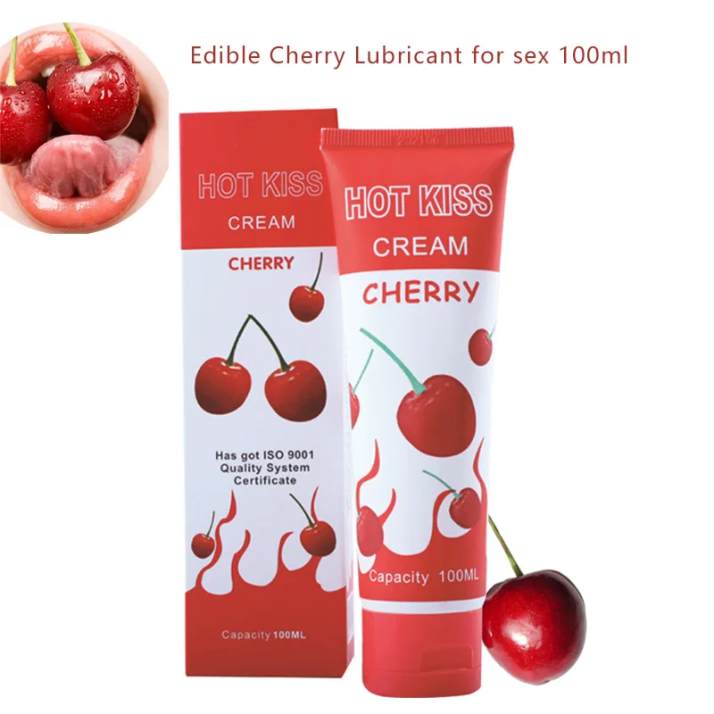 100 мл вишня оральная смазка для секса основа воды Шелковое Касание Анальный гель