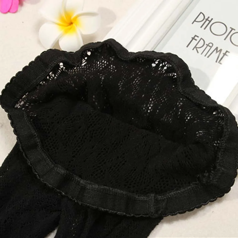 Сексуальные женские жаккардовые колготки Ажурные кружевные с розами ажурные для