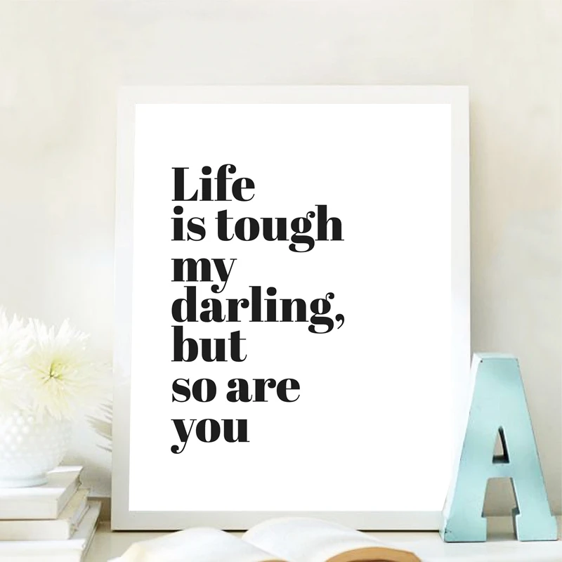 Жизнь жесткая мой дорогой но вы тоже любите цитаты постеры и принты подарок на