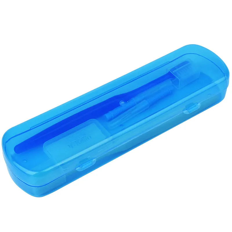 Y kelin портативный ортодонтический набор для ухода за зубной щёткой inter brush wax floss box|
