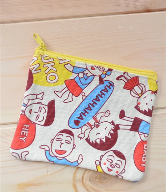 

IVYYE 1 шт. Chi-bi Maruko аниме холщовый Кошелек для монет Мультяшные мягкие сумки для монет кошелек для монет карточки ключей подарок