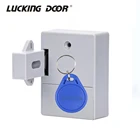 Интеллектуальный замок для шкафа с идентификационной картой EM RFID 125 кГц, невидимый скрытый замок, электрический замок для шкафа с выдвижными ящиками и RFID-ключами