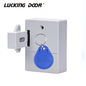 Интеллектуальный замок для шкафа с идентификационной картой EM RFID 125 кГц, невидимый скрытый замок, электрический замок для шкафа с выдвижными ящиками и RFID-ключами