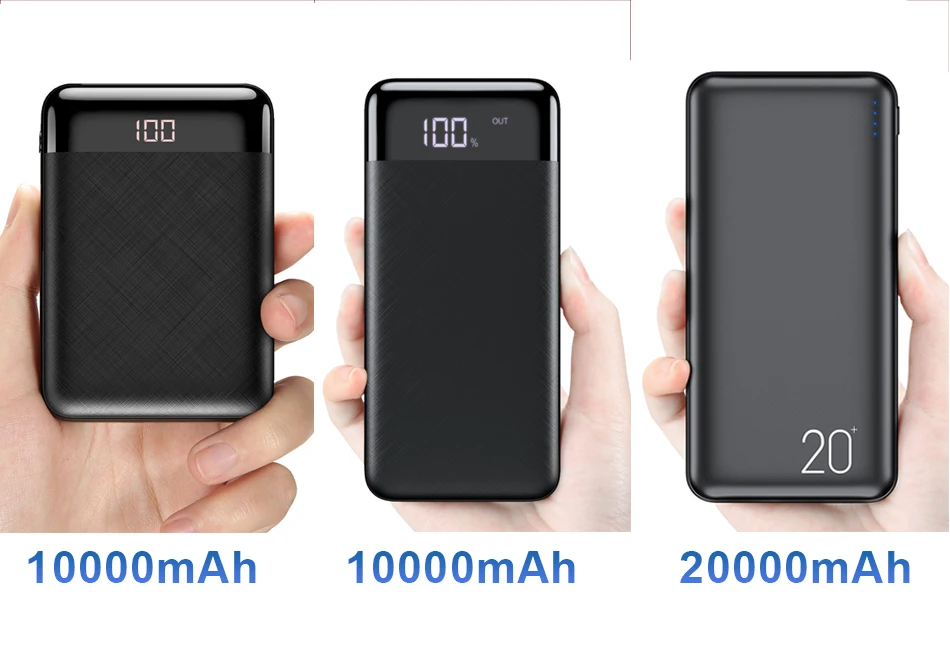 FLOVEME, 20000 мА/ч, внешний аккумулятор, 10000 мА/ч, портативный внешний аккумулятор, двойной USB банк, быстрое зарядное устройство для iPhone, Xiaomi, samsung