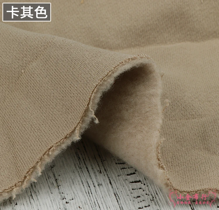 Утолщенная спортивная одежда свитшот ткань хлопок песочный крем чувство