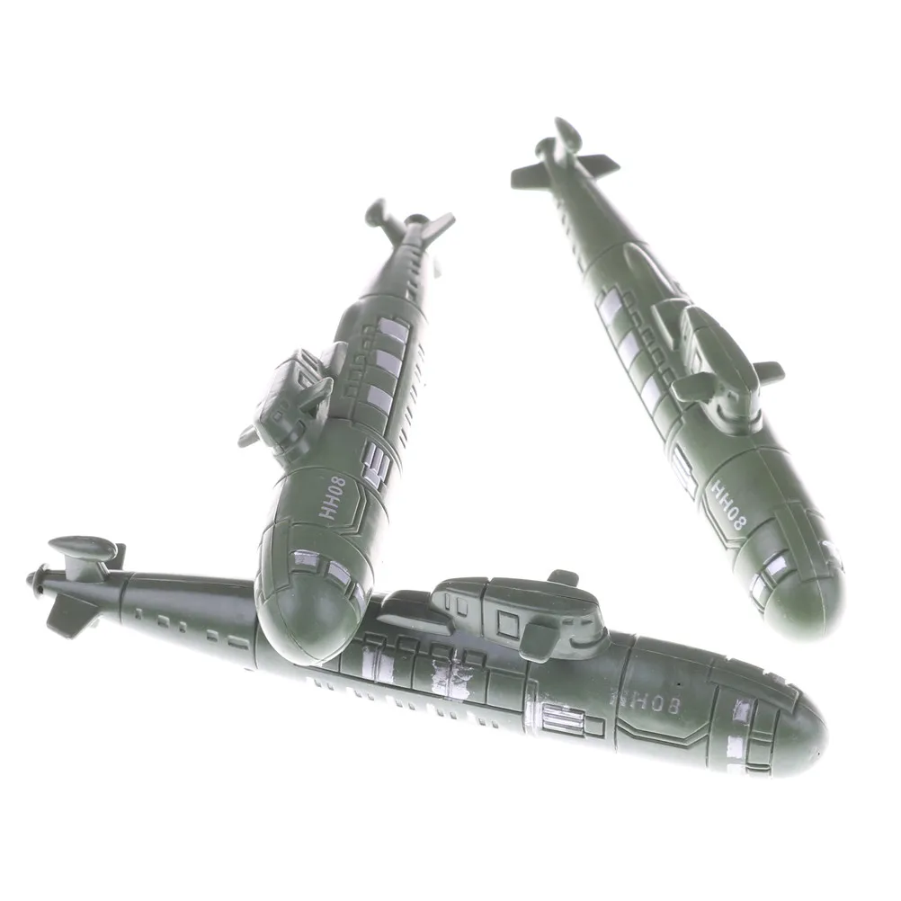 Modelo de submarino de juguete, Escena de arena, adornos de juguete, 2 uds./Set-2