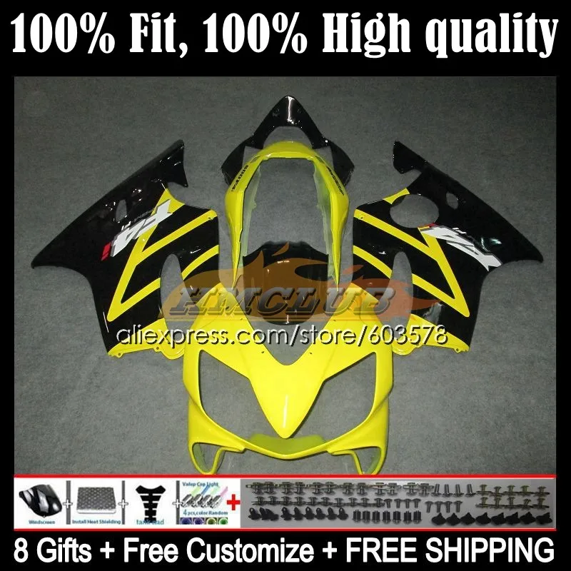 

Корпус инжектора для HONDA CBR600 CBR 600 F4i 04 05 06 07 122CL.50 CBR600F4i 600F4i 600CC 2004 2005 2006 2007 обтекатель светильник-желтый