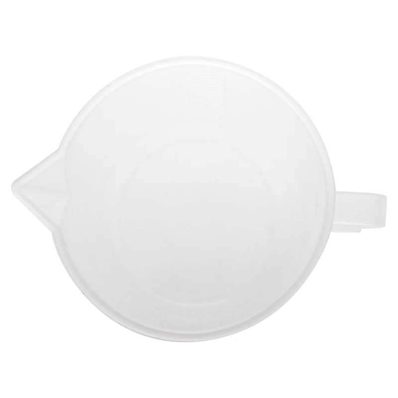 1000mL Capacity Clear Plastic Graduated Laboratory Measuring Set Beaker | Nuts &amp Bolts