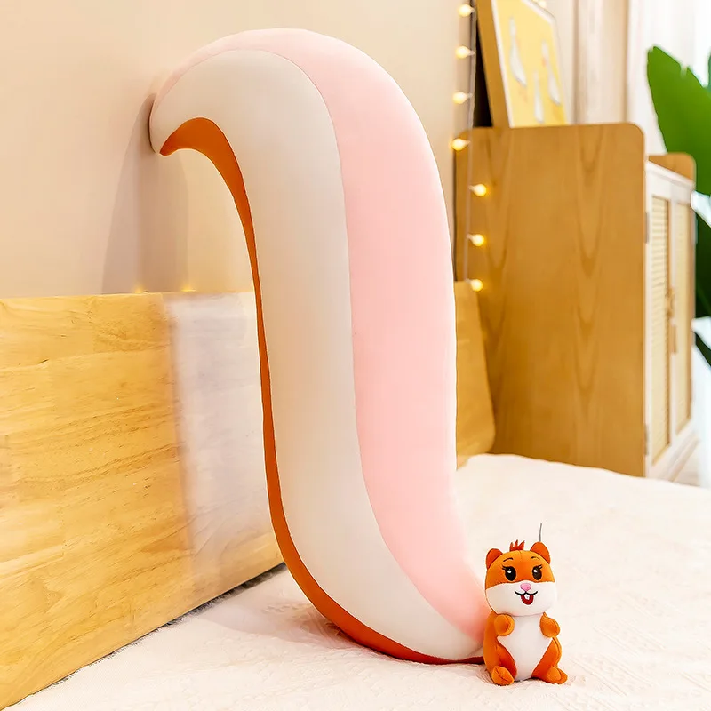

New creative cute squirrel plush toy doll sofa pillow doll girl child birthday gift home decoration ornaments