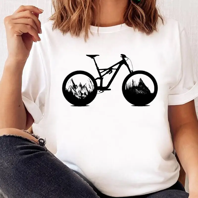 

Women Tee Fashion Adventure 90s Travel T-shirt Lady Graphic Top Female T Shirt Cartoon Short Sleeve Regular Print Clothing