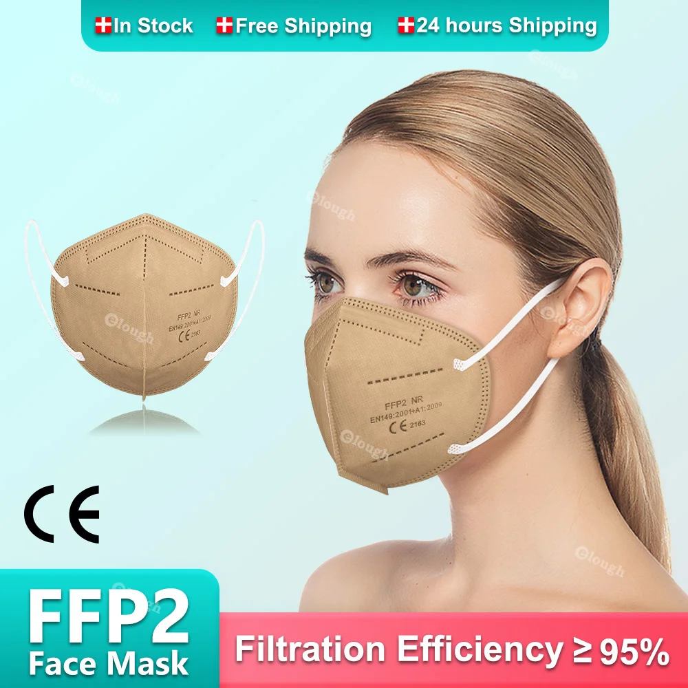 Маски CE KN95 5 слоев цветная Смешанная МАСКА FFP2MASK Noir маска для взрослых FPP2 черная