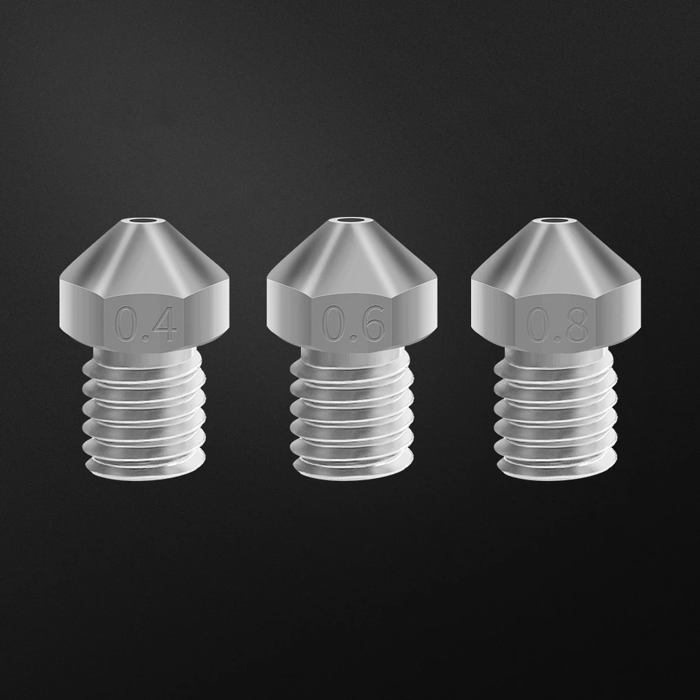 

T-V6 Plated Copper Nozzle Durable Non-stick High Performance For 3D Printers M6 Thread For E3D V6 Dragon Hotend Print Accessory