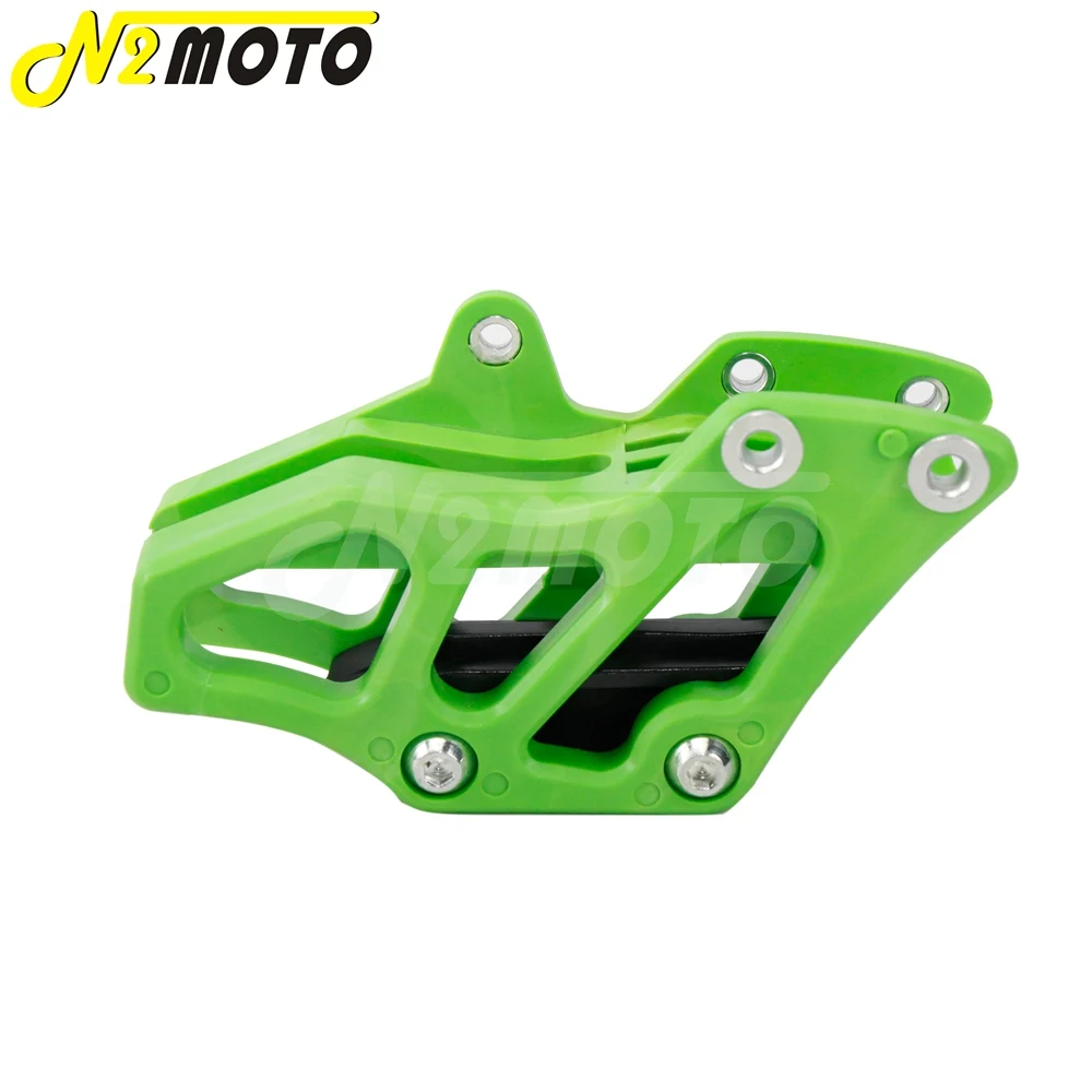 Бездорожье для мотокросса зеленая Пластиковая направляющая цепи защита Kawasaki KX250F