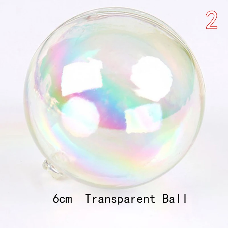 Transparent Bubble Ball Christmas Tree Hanging Bow Cake Baking Decoration DIY Wedding Birthday Party Supplier | Дом и сад