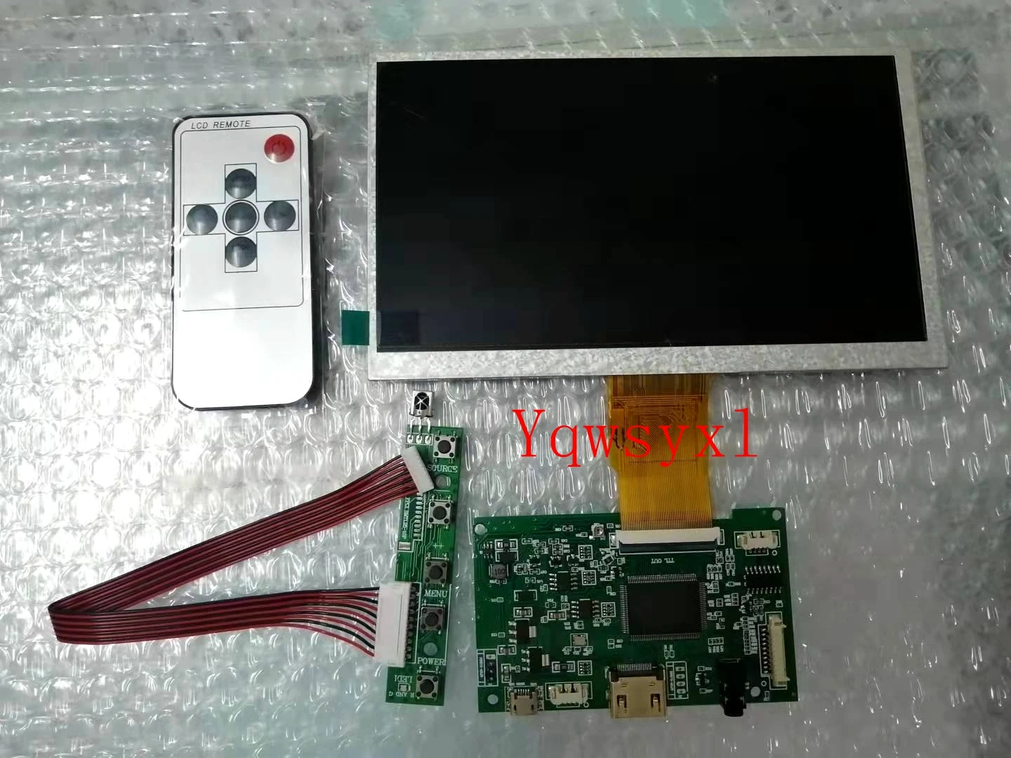 

7inch IPS LCD HDMI-Compatible 1024*600 Screen Display Kit 165mm*100mm For Raspberry Pi PS3 PS4 Control Driver Board