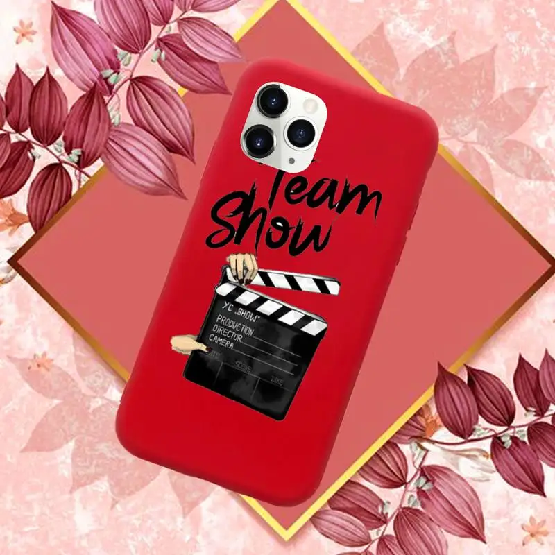 

JAMULAR Cool Movie Pallets Fitted Phone Case Candy Color for iPhone 6 7 8 11 12 s mini pro X XS XR MAX Plus