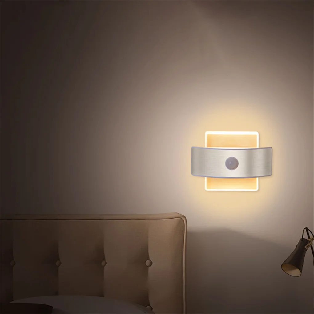 

LED Night Light Mini Light Sensor Control Human Body Induction Nightlight Lamp For Children Kids Living Room Bedroom Lighting