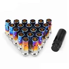 MUGEN SR48 Сталь расширенной гоночное автомобильное колесо ДИСКИ гайки Расширенный тюнер гайки 20 шт.компл.