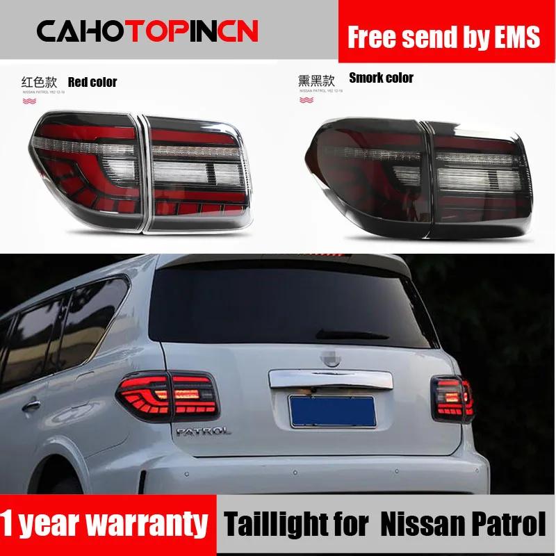 Хвост светильник для Nissan Patrol Y62 2012 - 2019 хвост задний противотуманный фонарь +