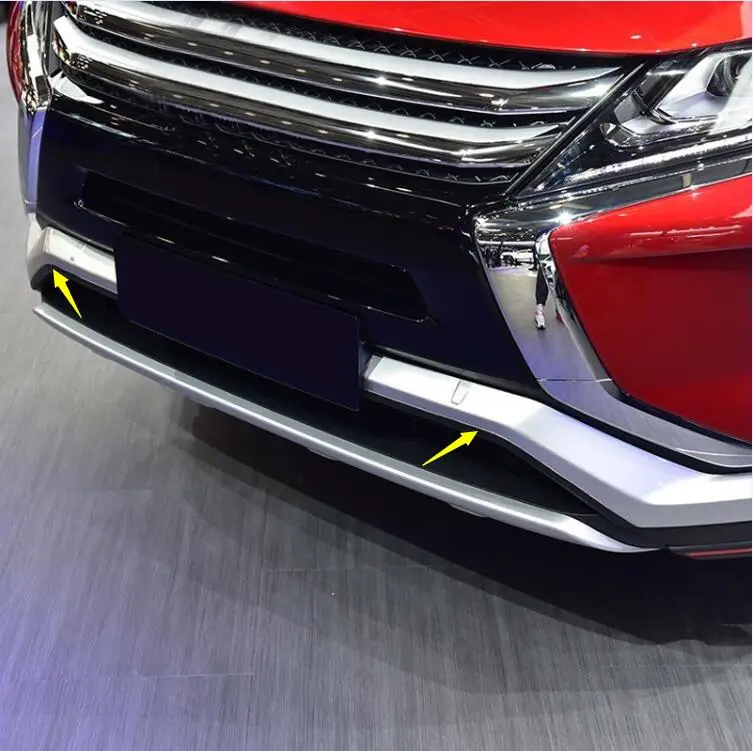 Для Mitsubishi Eclipse Cross 2018 автомобильные аксессуары Передняя Нижняя решетка бампера