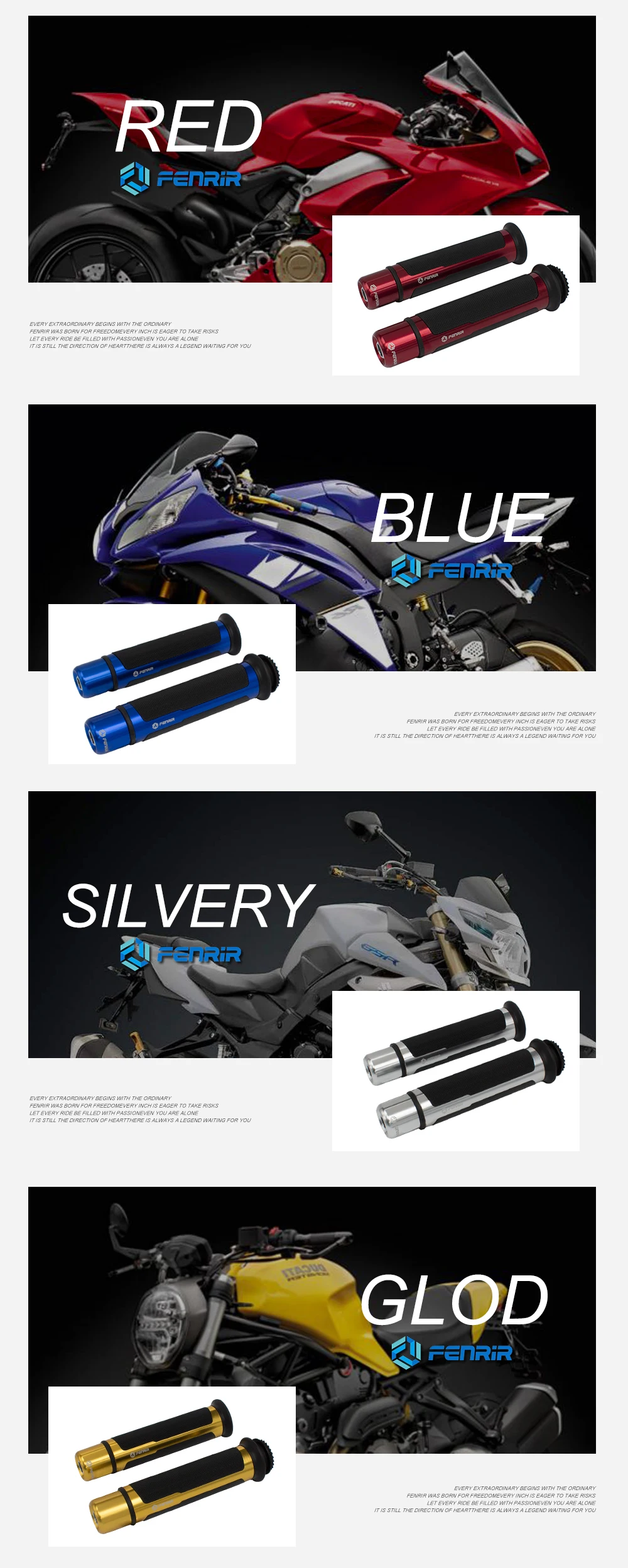 Мотоциклетные ручки с ЧПУ 22 мм для Yamaha Fz6 R1 R3 R6 R15 R25 YZF R1 MT07 MT-09 Tmax 530 XJ6 Ybr для HONDA SUZUKI KTM Benelli