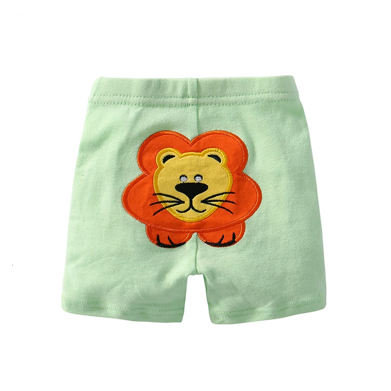 5 шт./лот детские шорты из 100% хлопка штаны с мультяшным рисунком для новорожденных
