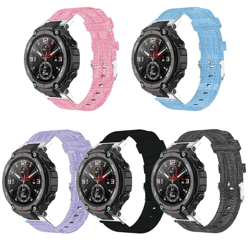 Ремешок сменный для смарт-часов цветной нейлоновый браслет Amazfit T-Rex/Amazfit T-Rex Pro |