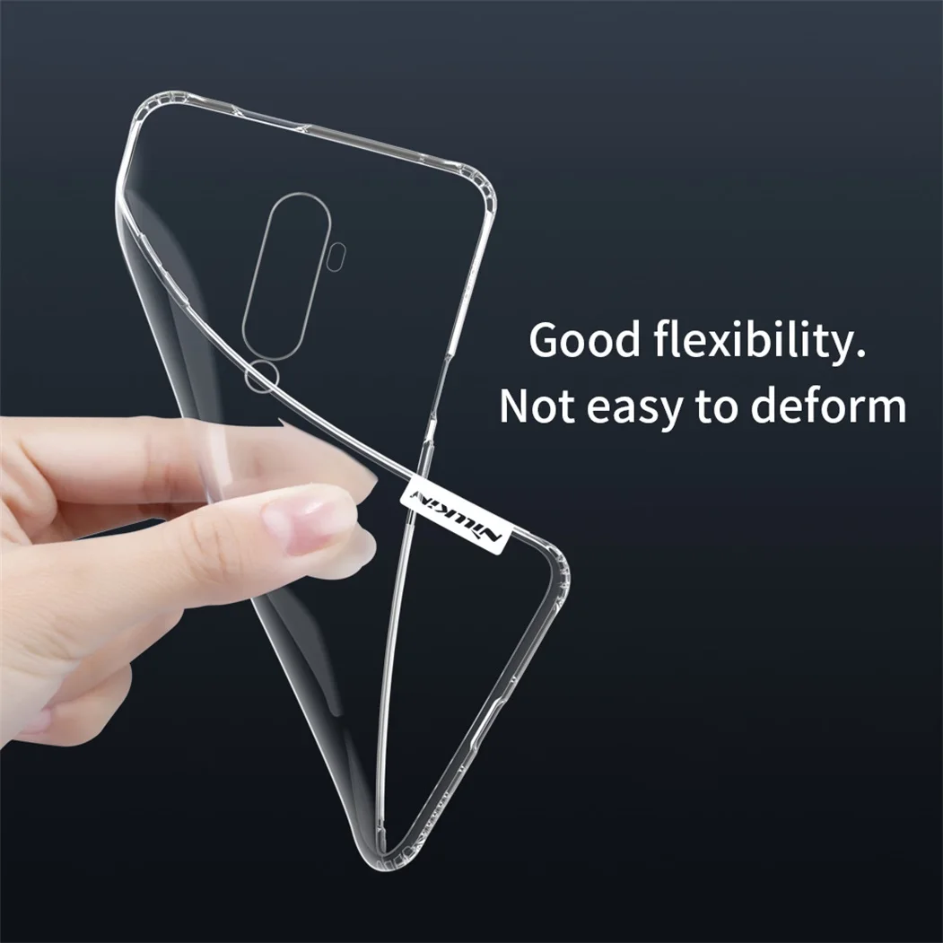 Чехол Nillkin для OnePlus 7T Pro чехол Nature прозрачный зеркальный из ТПУ чехол|Бамперы| |