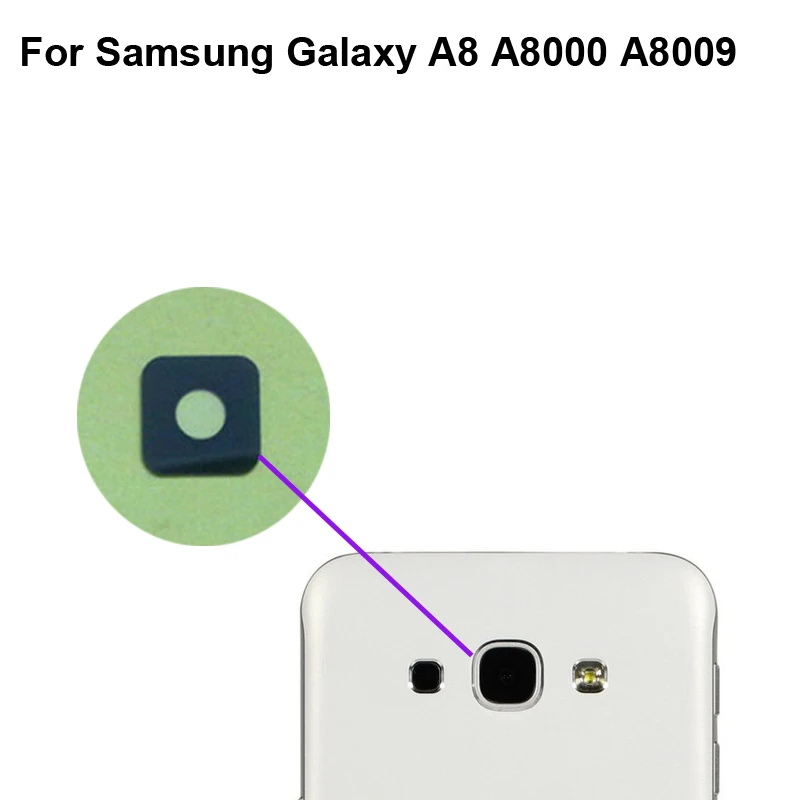 

Высококачественный стеклянный объектив для задней камеры Samsung Galaxy A8 A8000 A8009, подходит для Samsung Galaxy A 8, запасные части