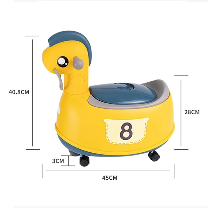 

Children's Pot Soft Baby Potty Plastic Road Pot Infant Potty Training Cute Baby Toilet Safe Kids Potty Trainer Seat Chair