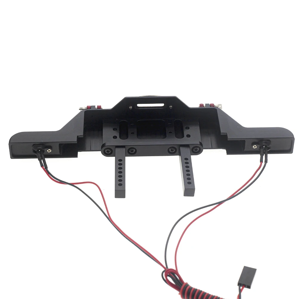 

1:10 Kids Toy Home Metal Bumper Lightweight Accessories Durable Front Rear Crawler Professional Black Simulation For TRX-4 SCX10