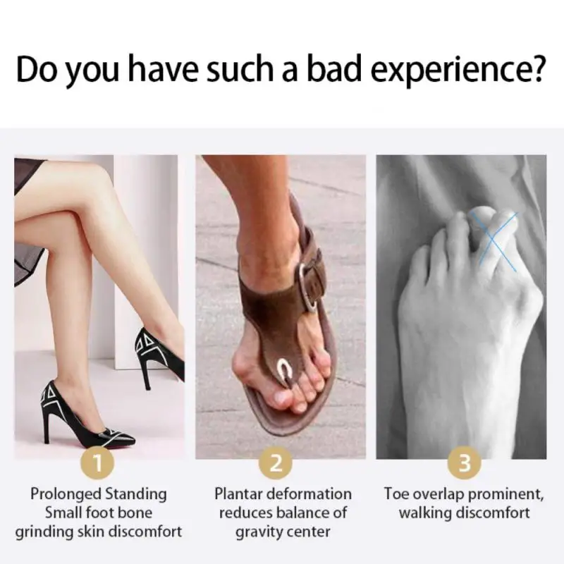 

Feet Care Toe Hallux Valgus Corrector Orthotics Bone Thumb Adjuster Correction Pedicure Sock Bunion Straightener Foot Care Tool