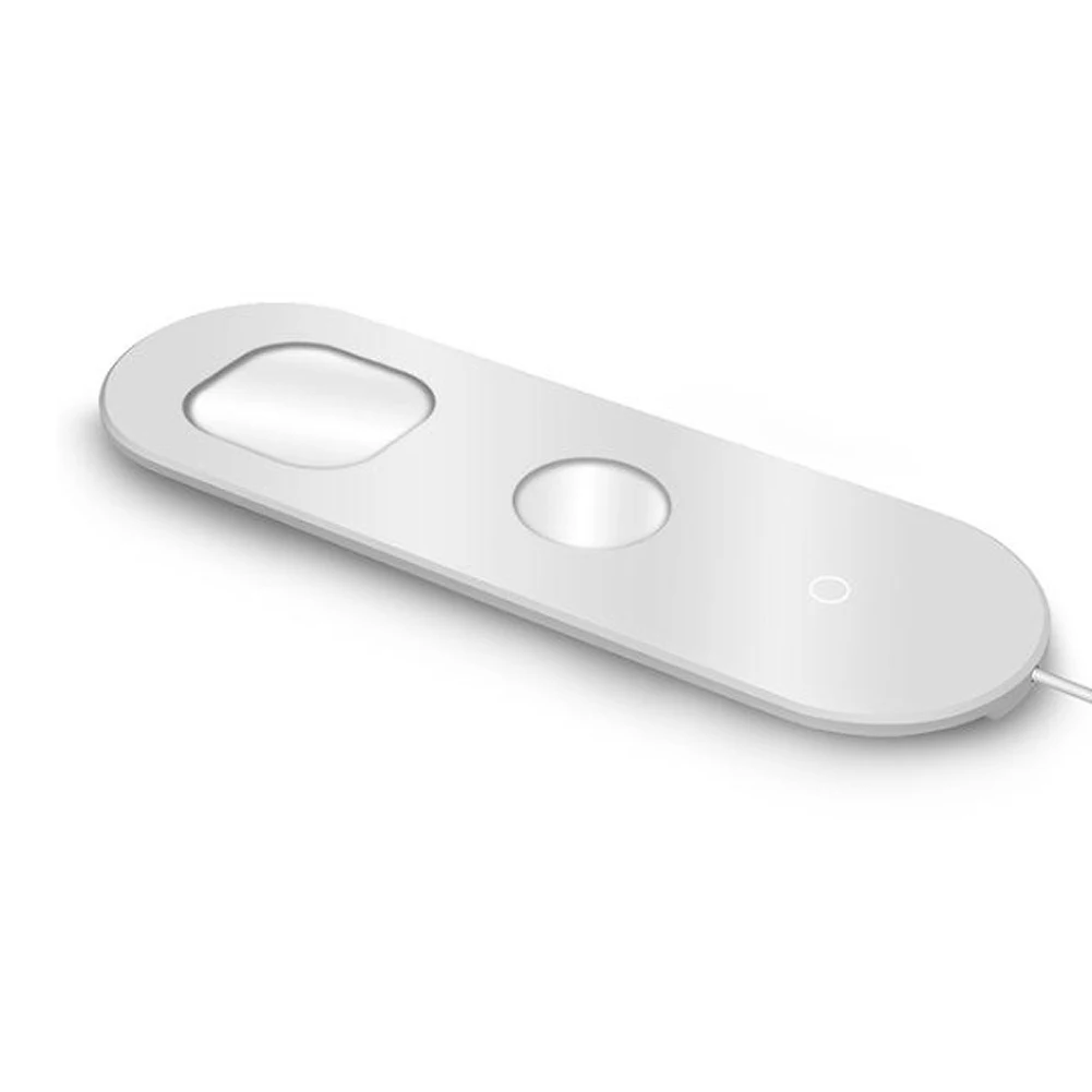 3 в 1 Qi Беспроводное зарядное устройство настольное USB для быстрой зарядки док