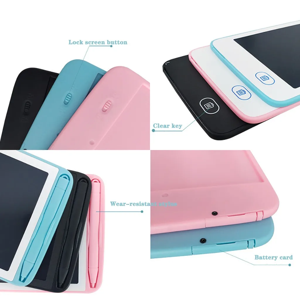 6.5 Inch Drawing Board Graffiti Electronic Screen Learn Writing Sketch Kids Educational Toy Gift C140# | Игрушки и хобби